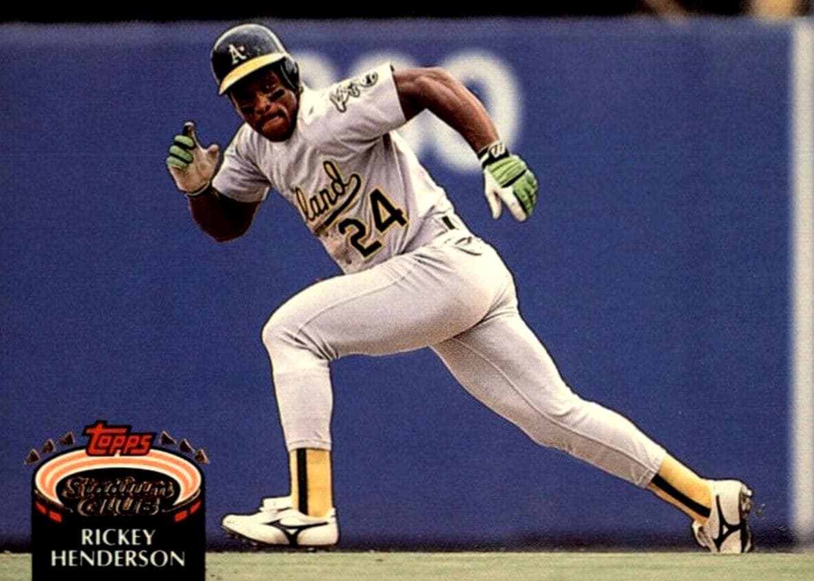 Rickey Henderson 1992 unknown Stadium Club