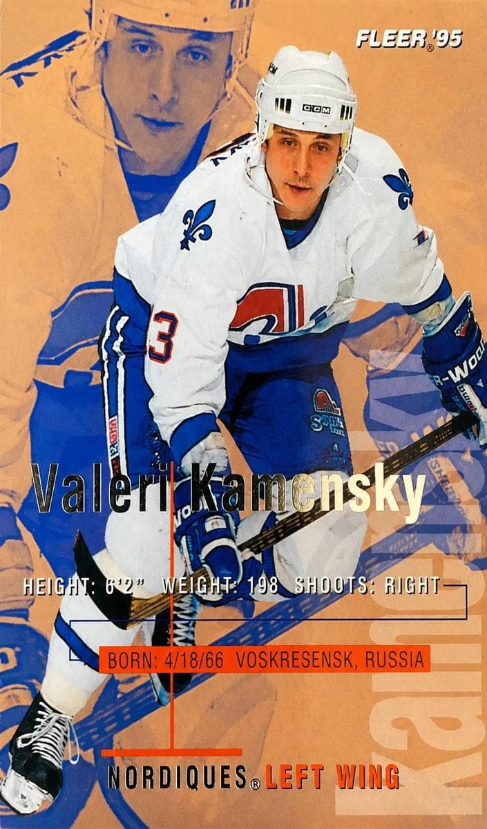 Valeri Kamensky 1994 fleer Fleer