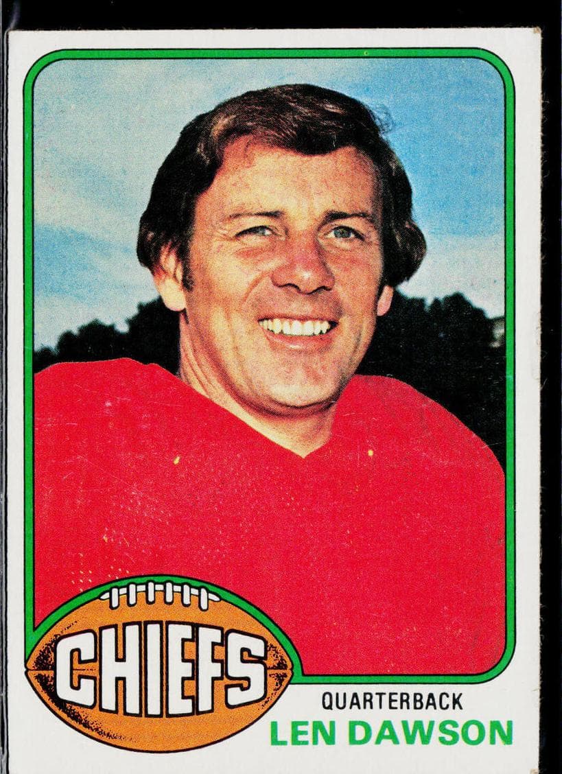 Len Dawson 1976 topps Topps