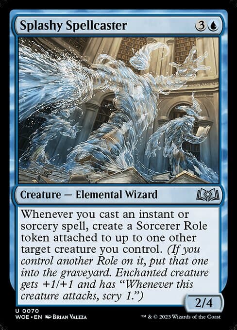 Splashy Spellcaster 2023 Magic: The Gathering Wilds of Eldraine