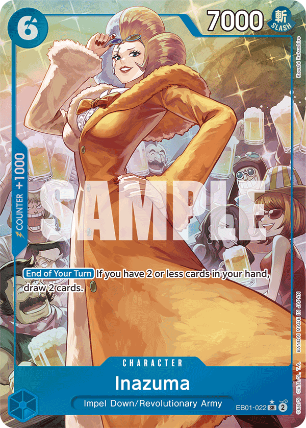 Inazuma 2024 One Piece Extra Booster Memorial Collection