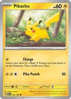 Pikachu 2023 Pokemon Scarlet & Violet 151 Cosmos Holo example 1