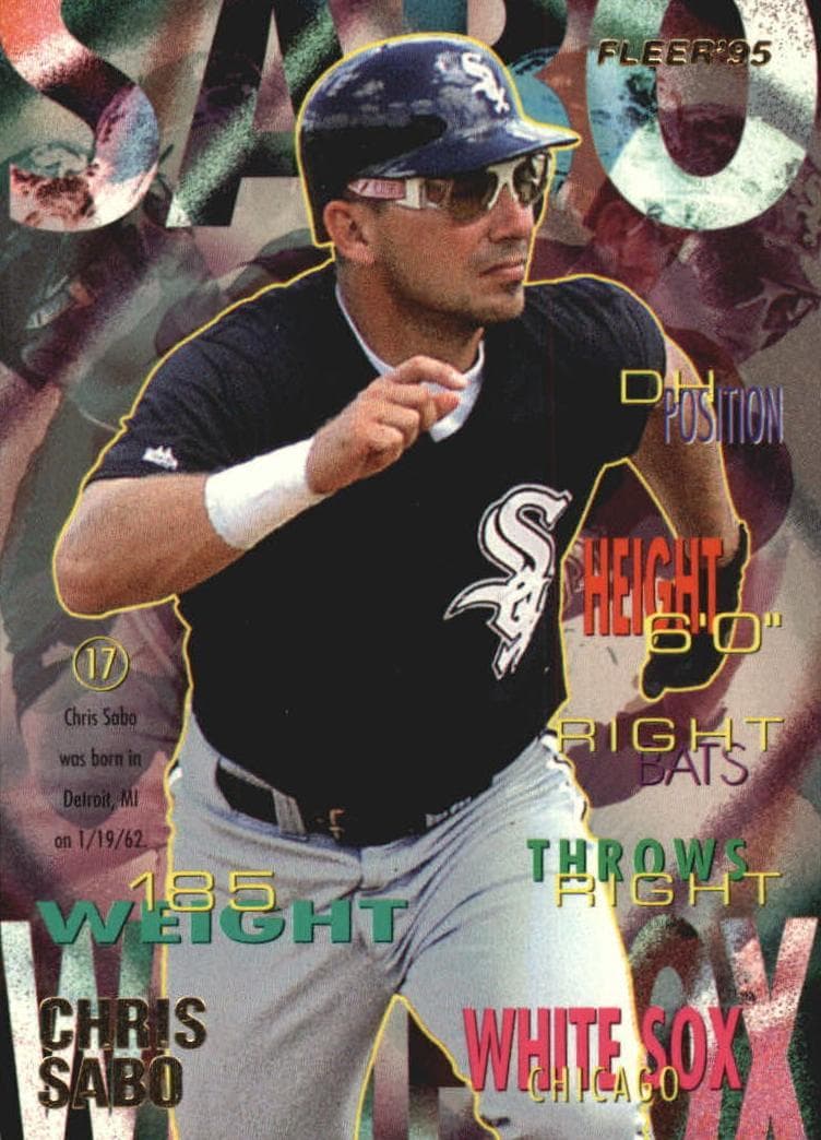 Chris Sabo 1995 fleer Update