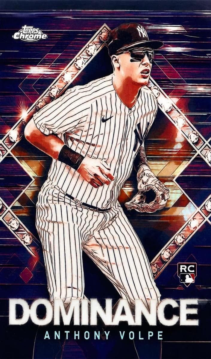 Anthony Volpe 2023 topps Topps Chrome Update