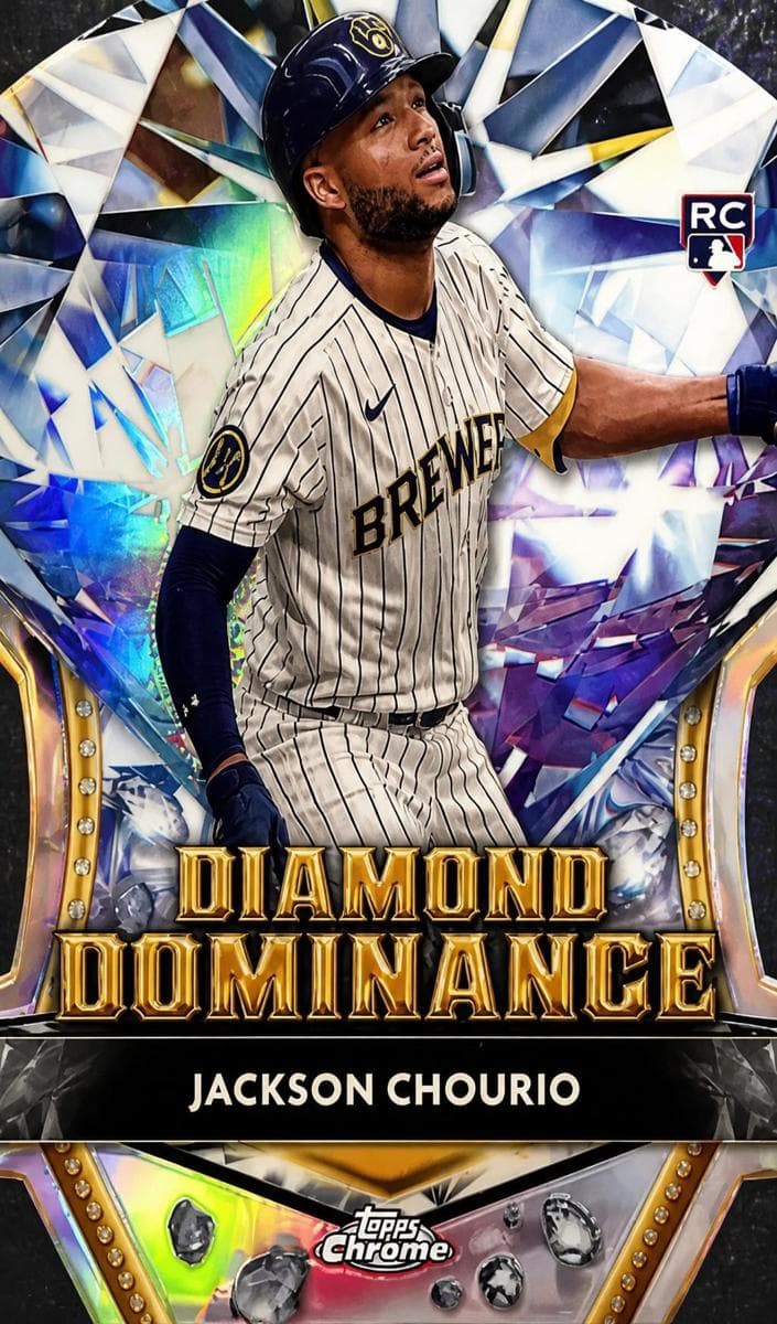 Jackson Chourio 2024 topps Topps Chrome Update