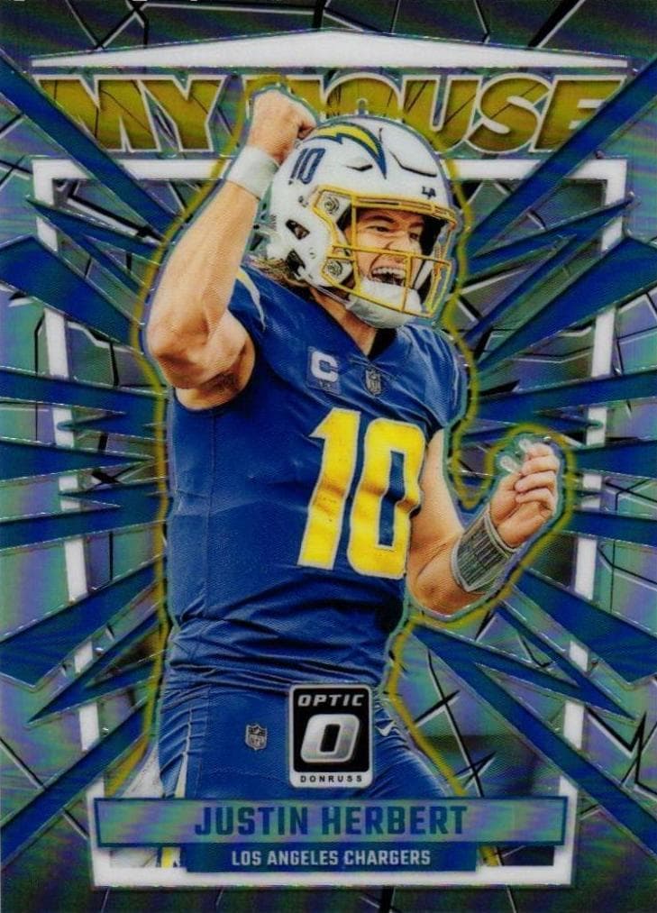 Justin Herbert 2023 panini Panini Donruss Optic