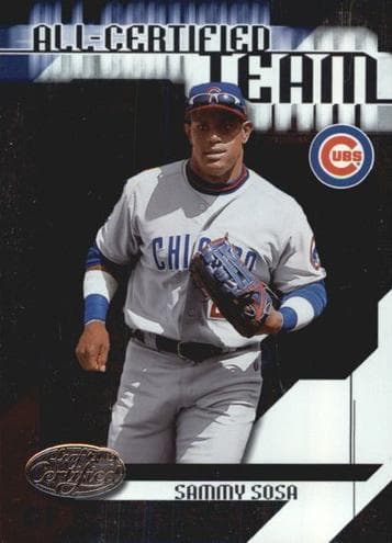 Sammy Sosa 2002 leaf Certified