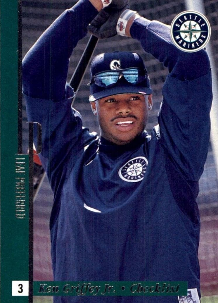 Ken Griffey Jr. 1996 leaf Leaf Preferred