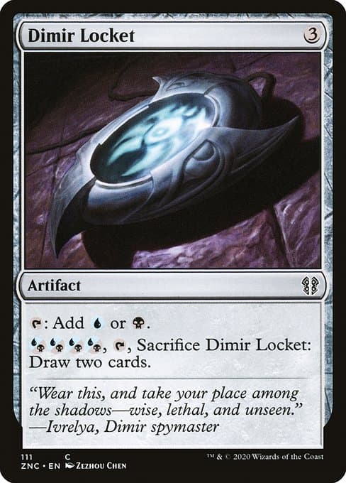 Dimir Locket Magic: The Gathering Zendikar Rising Commander