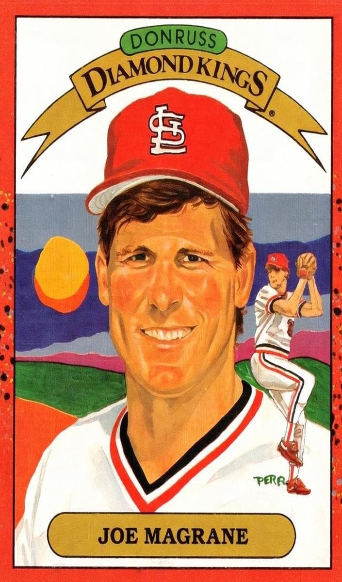 Joe Magrane 1990 panini Donruss
