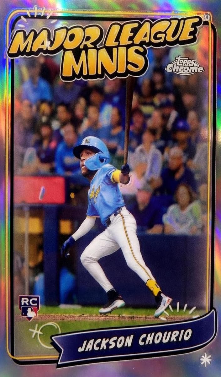 Jackson Chourio 2024 topps Topps Chrome Update
