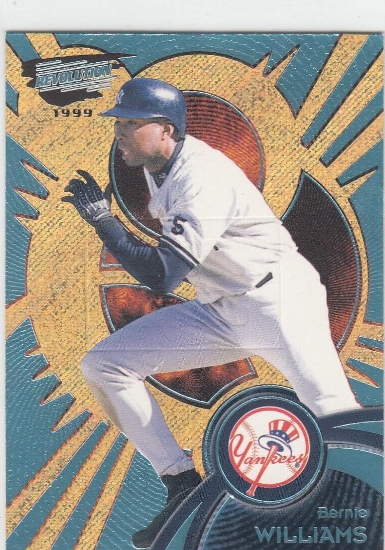 Bernie Williams 1999 panini Pacific Revolution