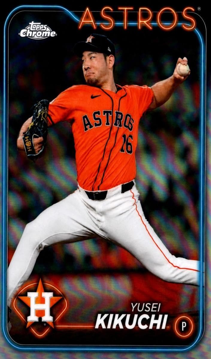 Yusei Kikuchi 2024 topps Topps Chrome Update