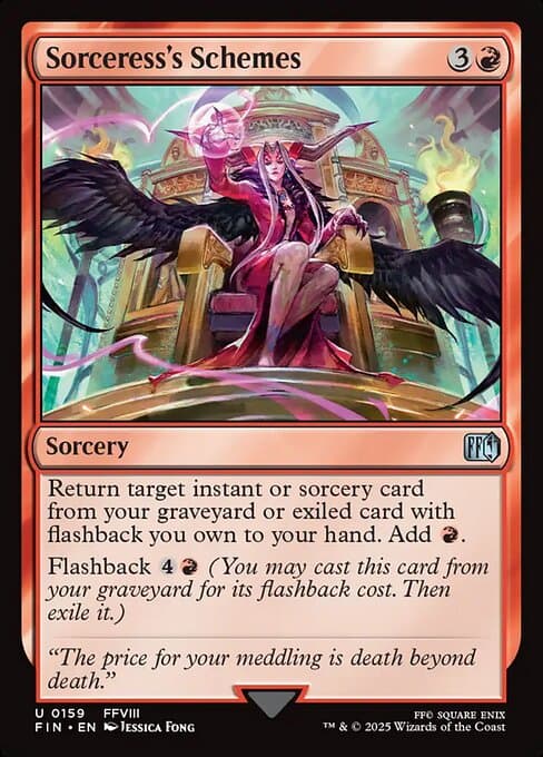 Sorceress's Schemes 2025 Magic: The Gathering Final Fantasy