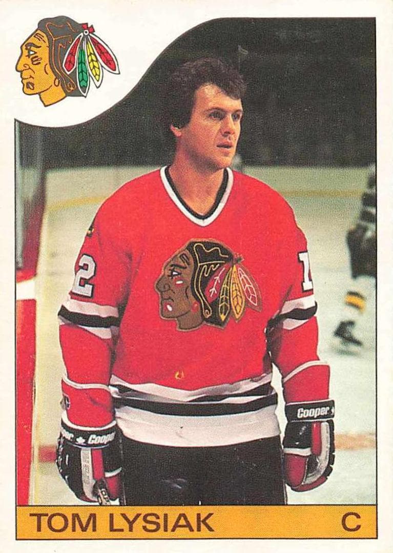 Tom Lysiak 1985 topps Topps