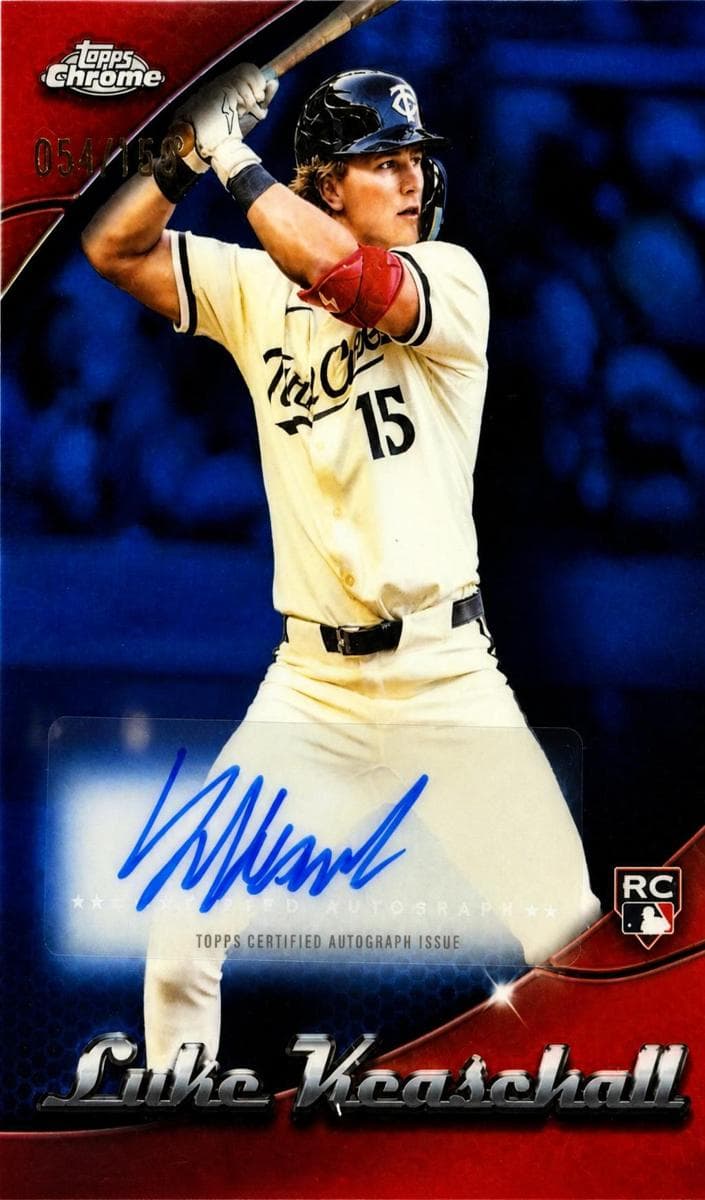 Luke Keaschall 2025 topps Topps Chrome Update