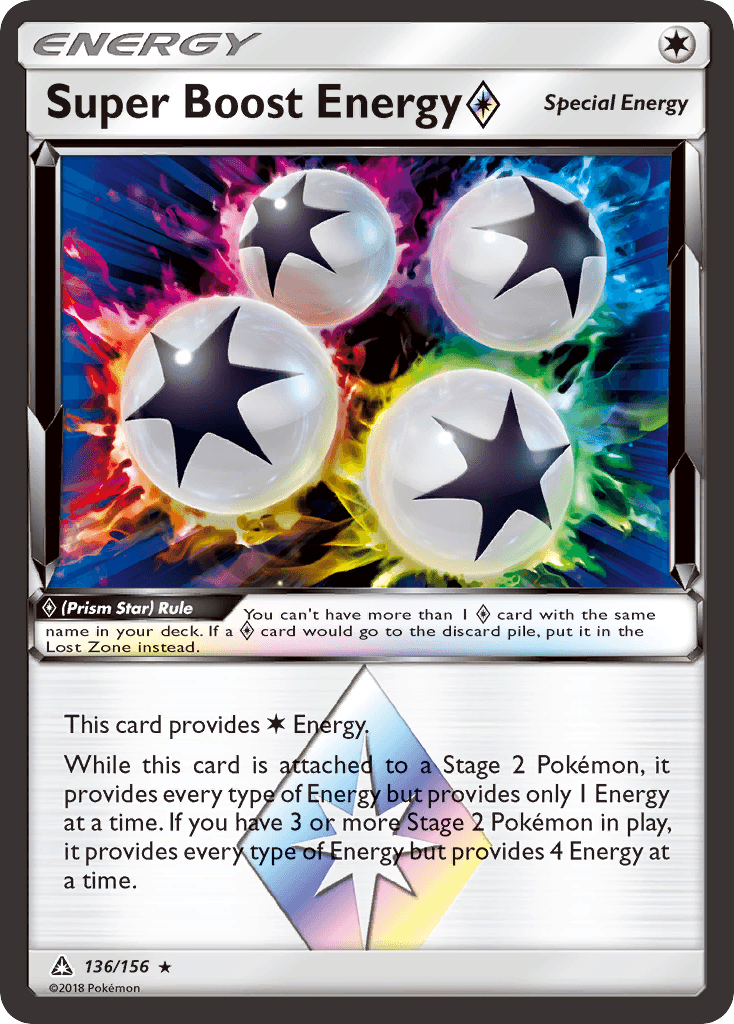 Super Boost Energy Prism Star 2018 Pokemon Ultra Prism