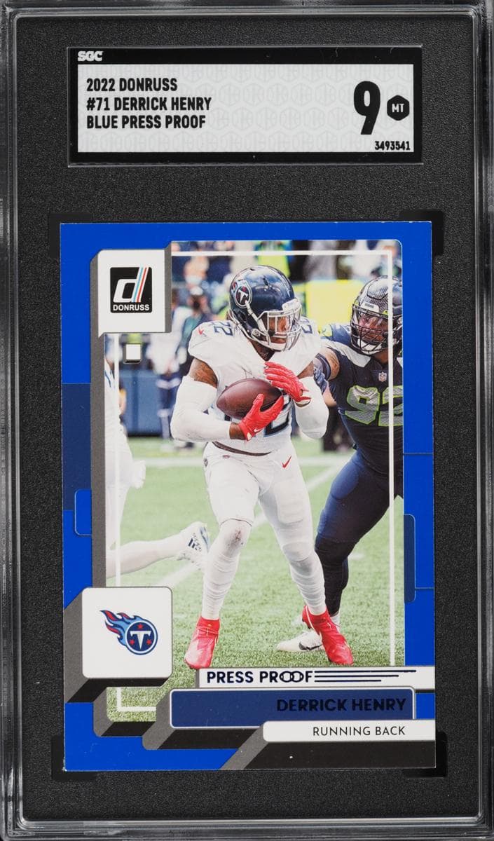 Derrick Henry 2022 panini Donruss