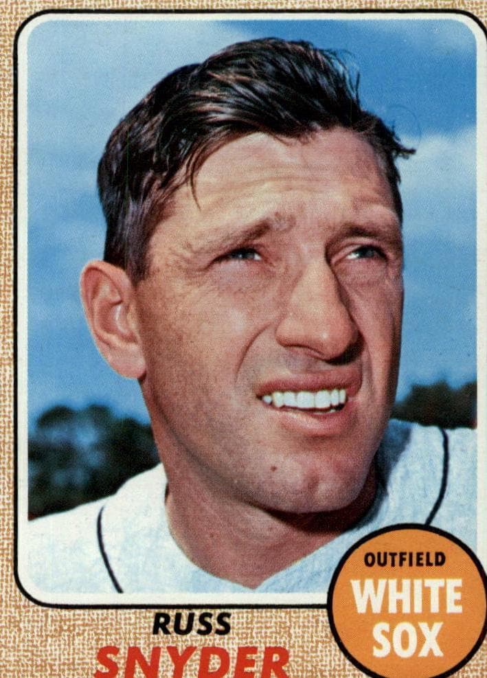 Russ Snyder 1968 topps Topps