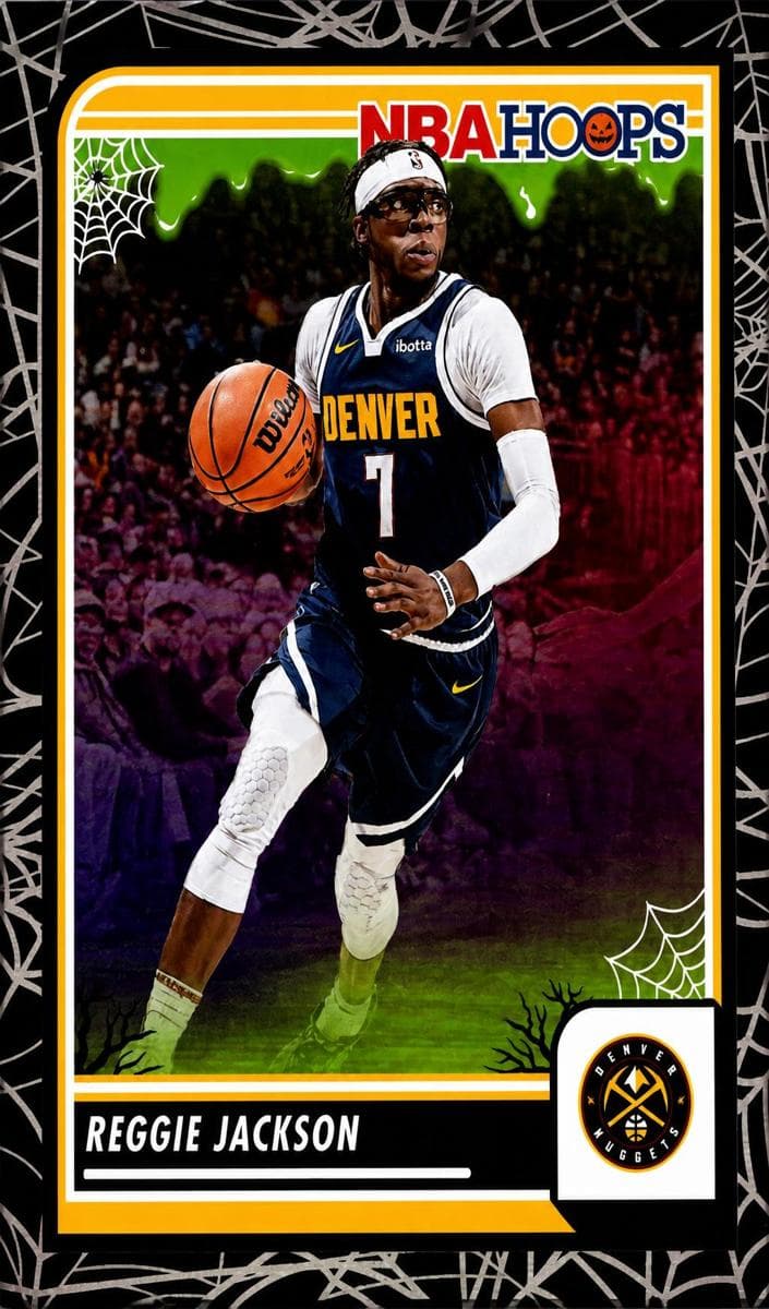 Reggie Jackson 2023 panini Hoops Haunted Hoops