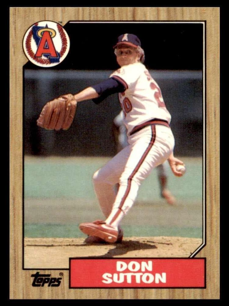 Don Sutton 1987 topps Tiffany