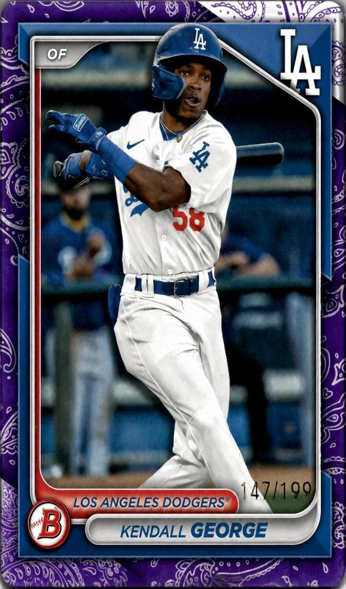 Kendall George 2024 bowman Prospects