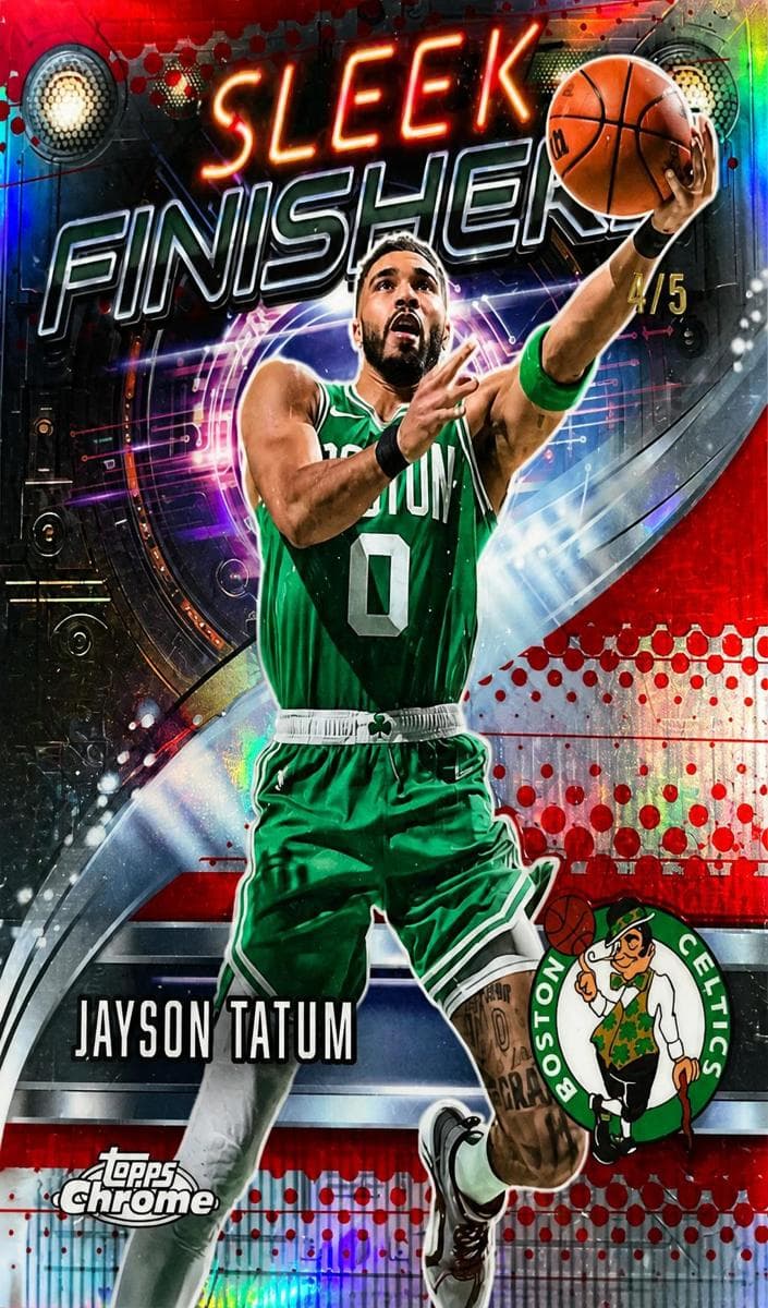 Jayson Tatum 2025 topps Topps Chrome