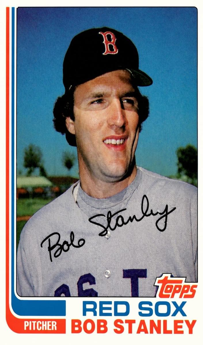 Bob Stanley trading card