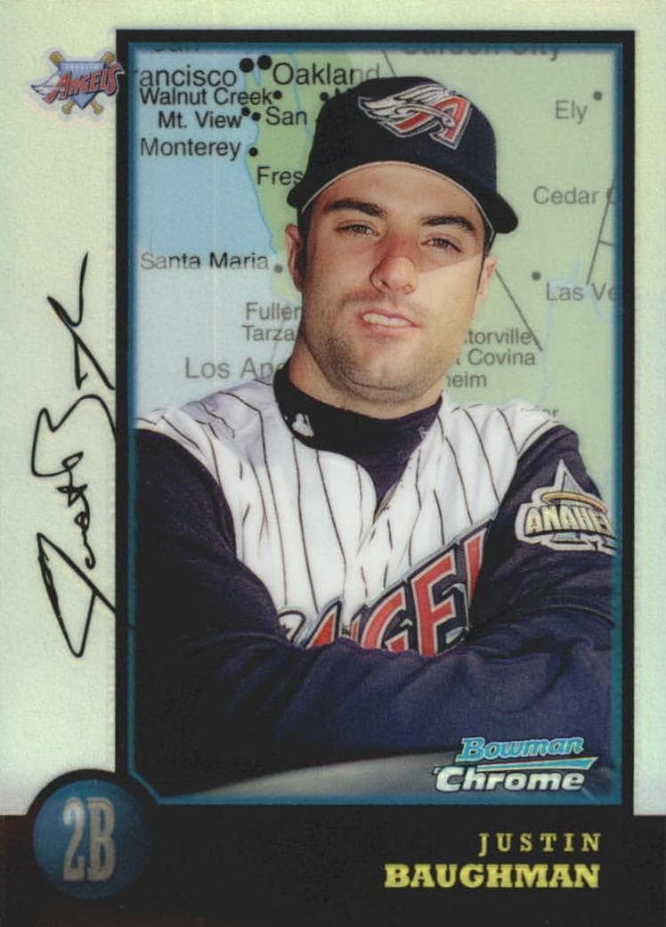 Justin Baughman 1998 bowman Bowman Chrome