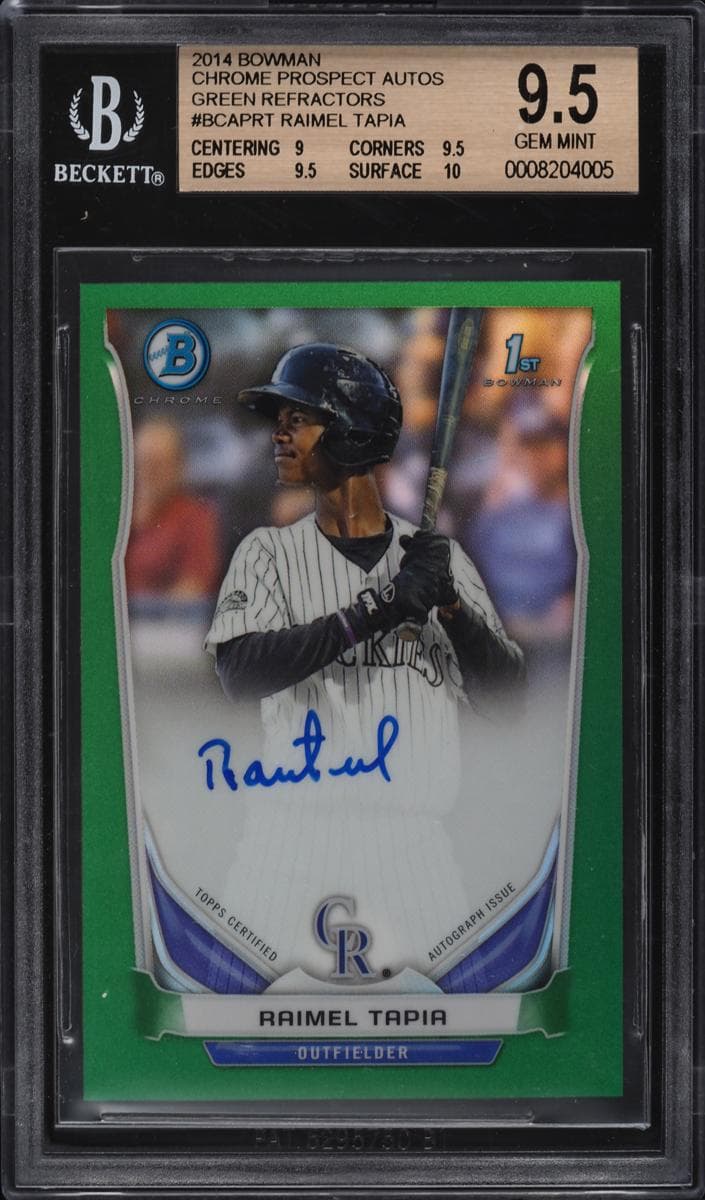Raimel Tapia 2014 bowman Bowman