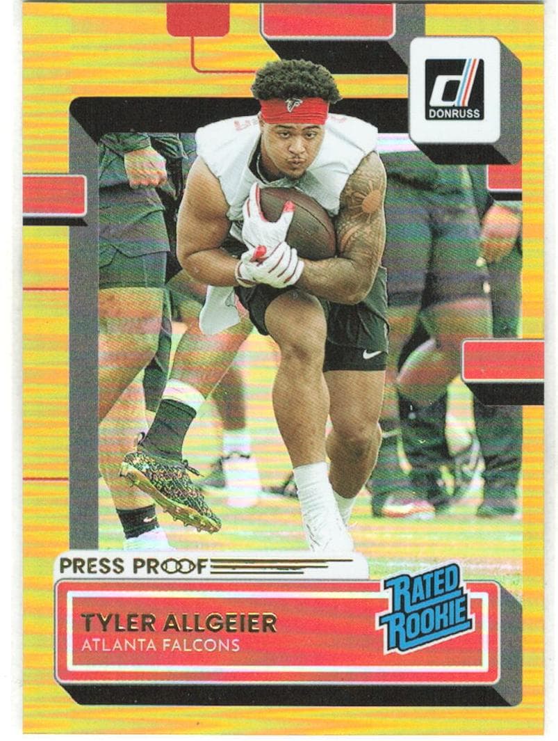 Tyler Allgeier 2022 panini