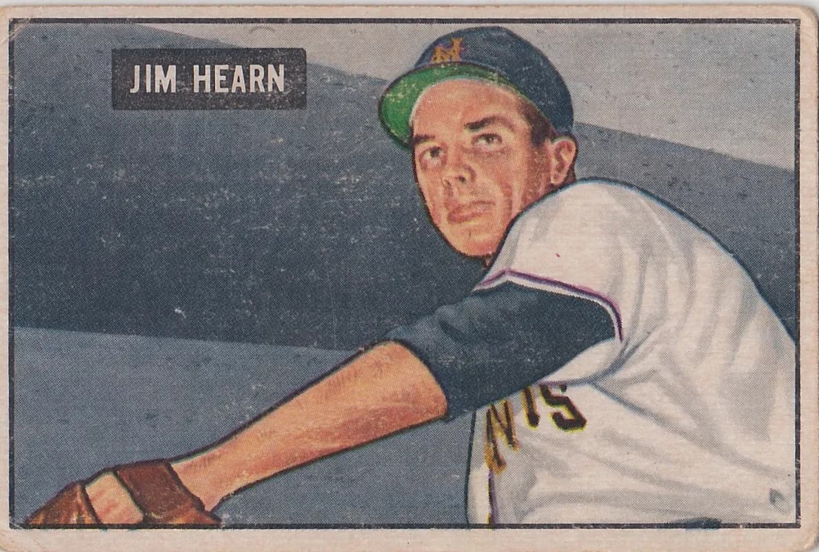 Jim Hearn 1951 bowman Bowman