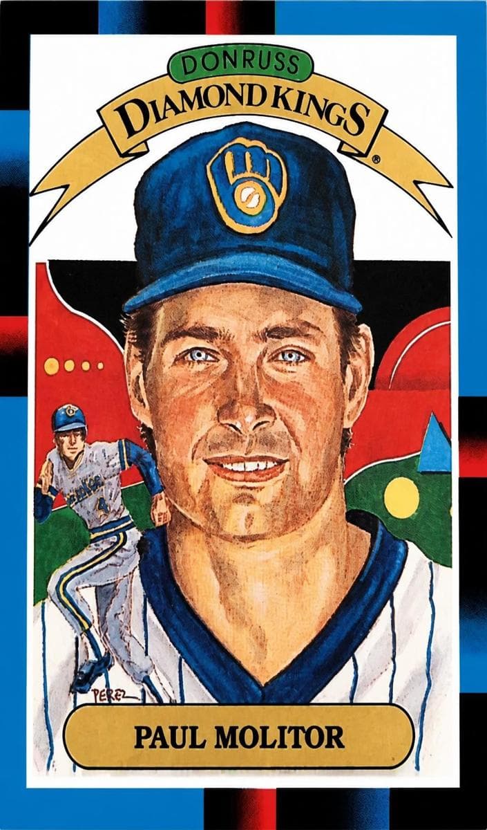 Paul Molitor 2001 panini Donruss