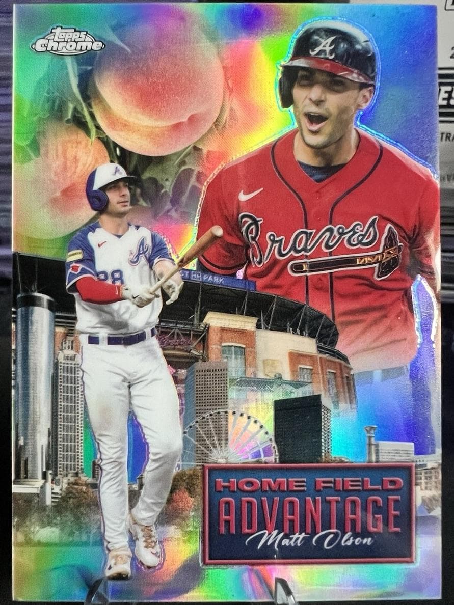 Matt Olson 2024 topps Topps Chrome Update