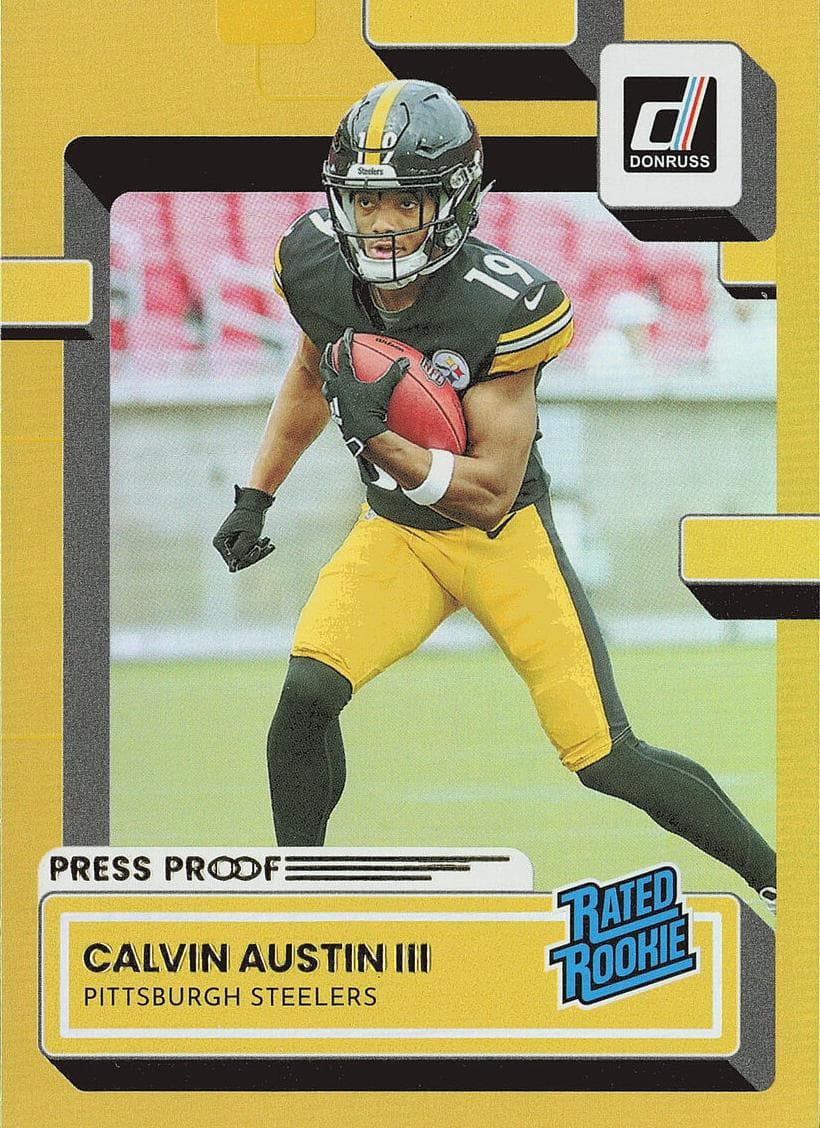 Calvin Austin III 2022 panini Donruss