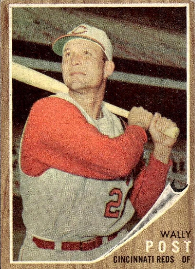 Wally Post 1962 topps Topps
