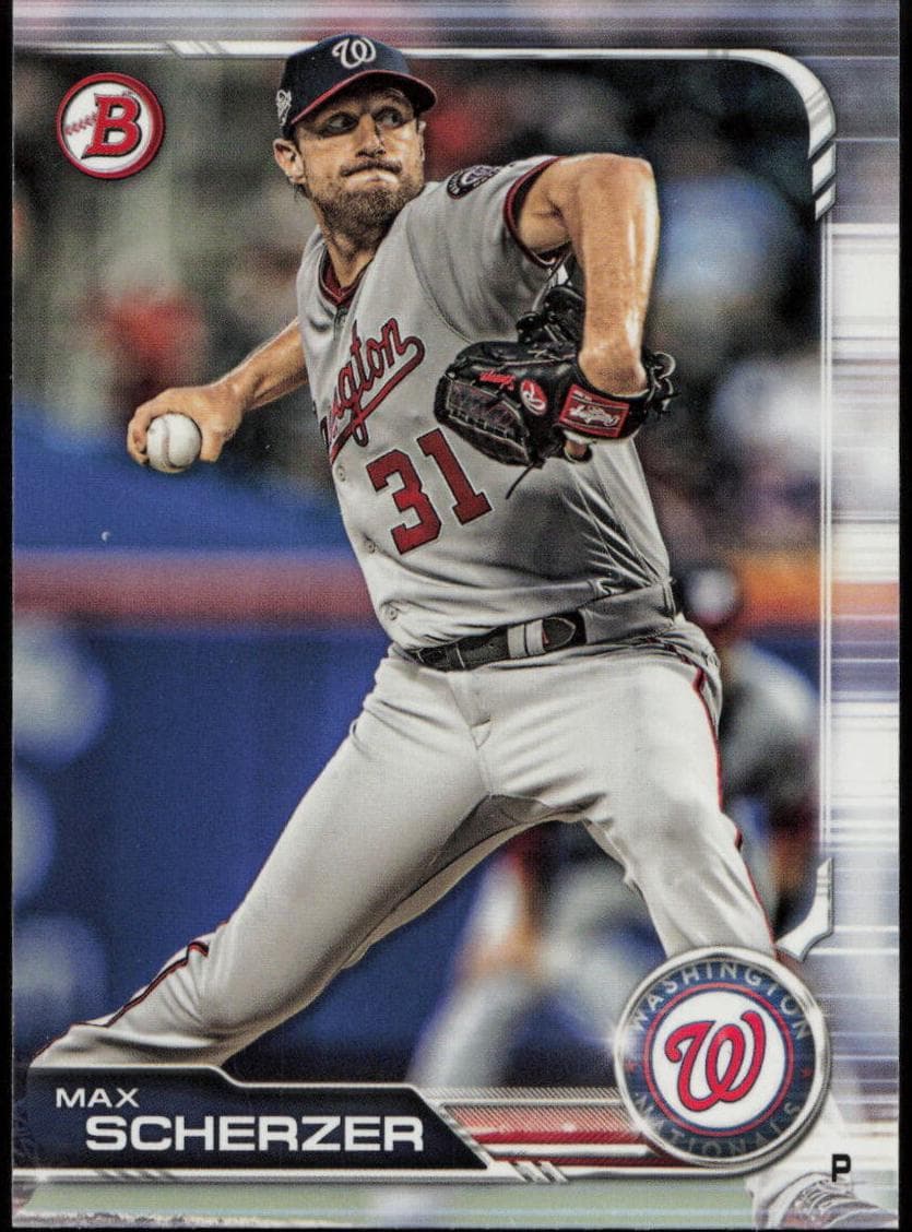 Max Scherzer 2019 bowman