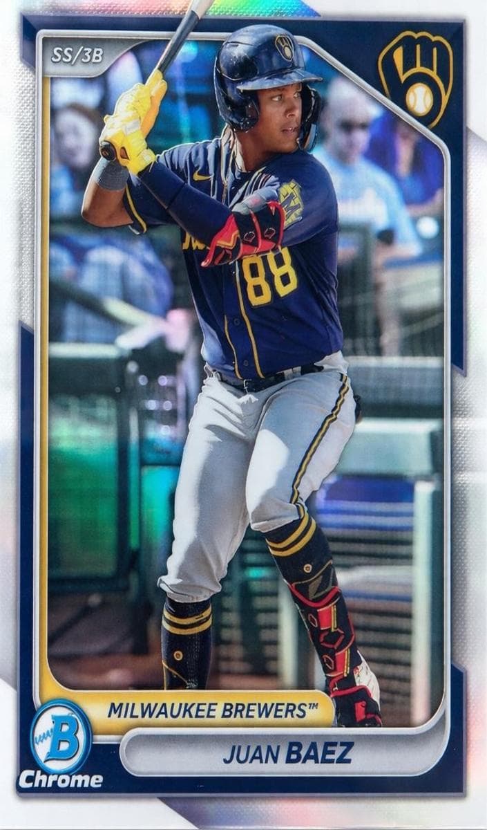 Juan Baez trading card