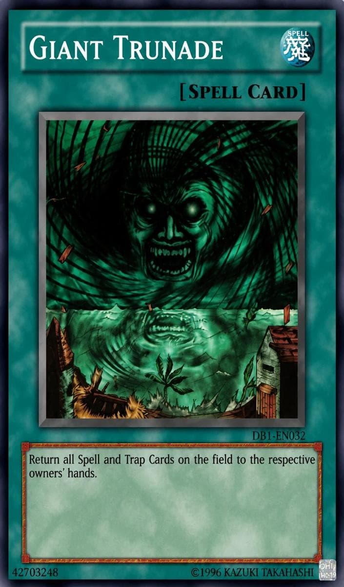 Giant Trunade 2004 Yu-Gi-Oh! Dark Beginning 1 Misprint
