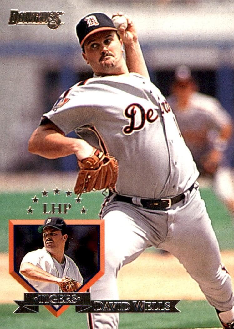 David Wells 1995 panini Donruss