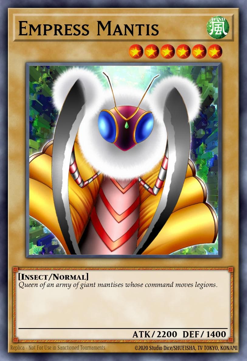 Empress Mantis 2003 Yu-Gi-Oh! Labyrinth of Nightmare