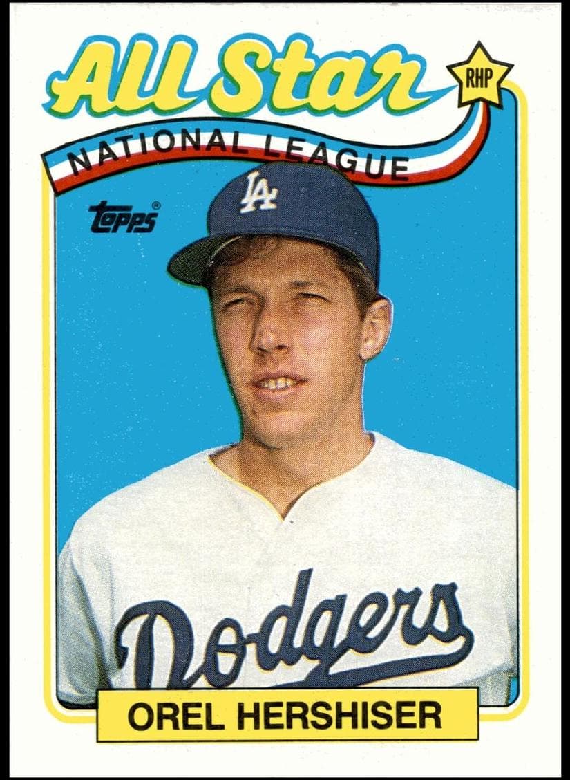 Orel Hershiser 1989 topps