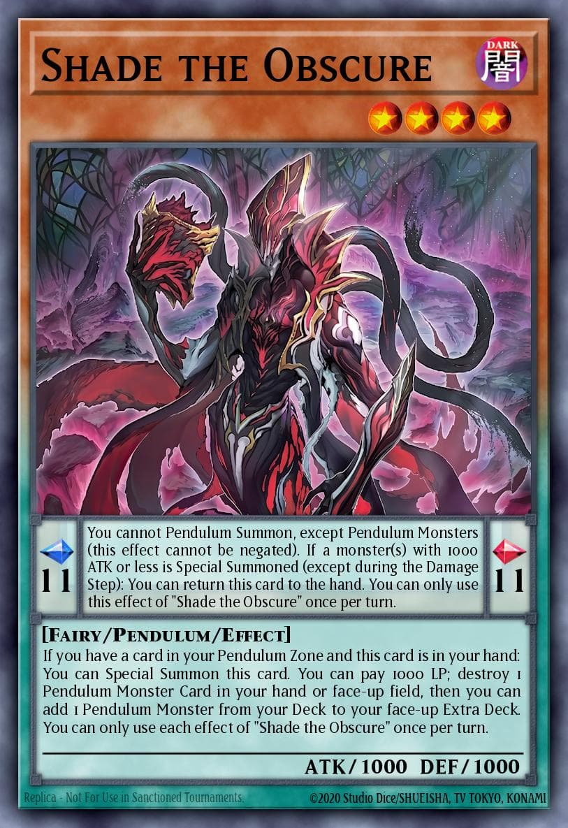 Shade the Obscure 2026 Yu-Gi-Oh! Blazing Dominion