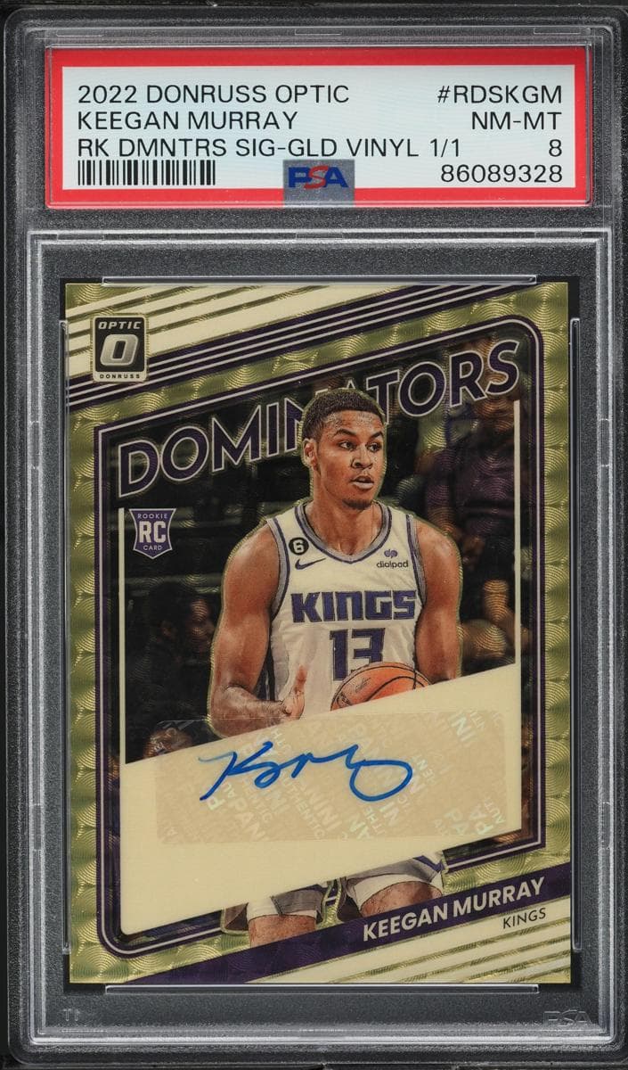 Keegan Murray 2022 panini Donruss Optic