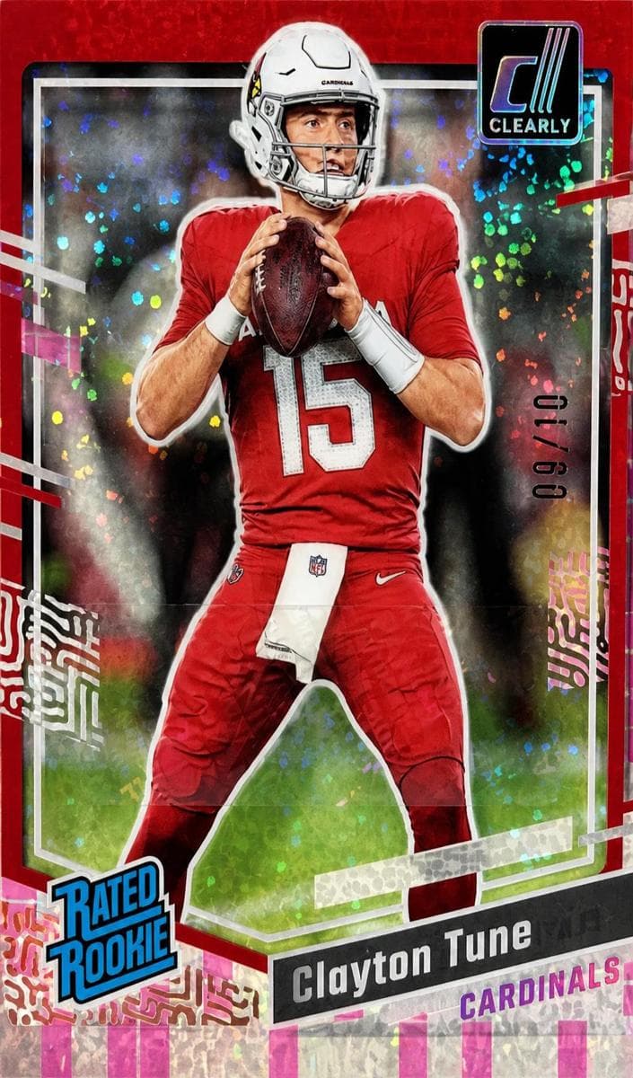 Clayton Tune 2023 panini Clearly Donruss