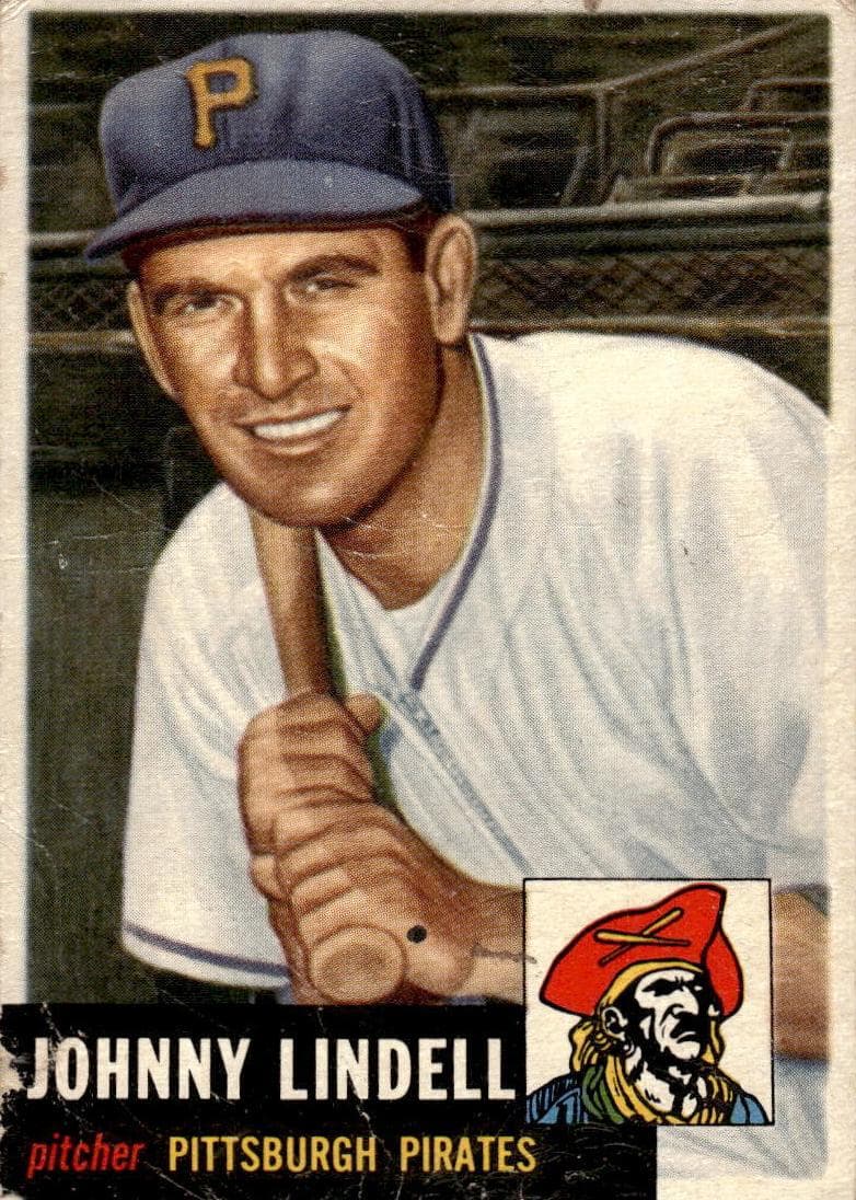 Johnny Lindell 1953 topps Topps