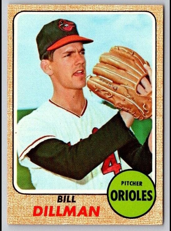 Bill Dillman 1968 topps Topps