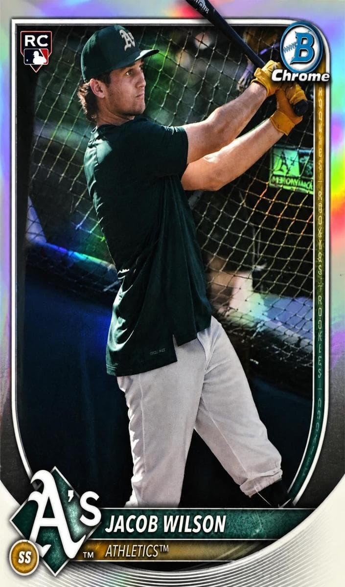Jacob Wilson 2025 bowman Bowman Chrome