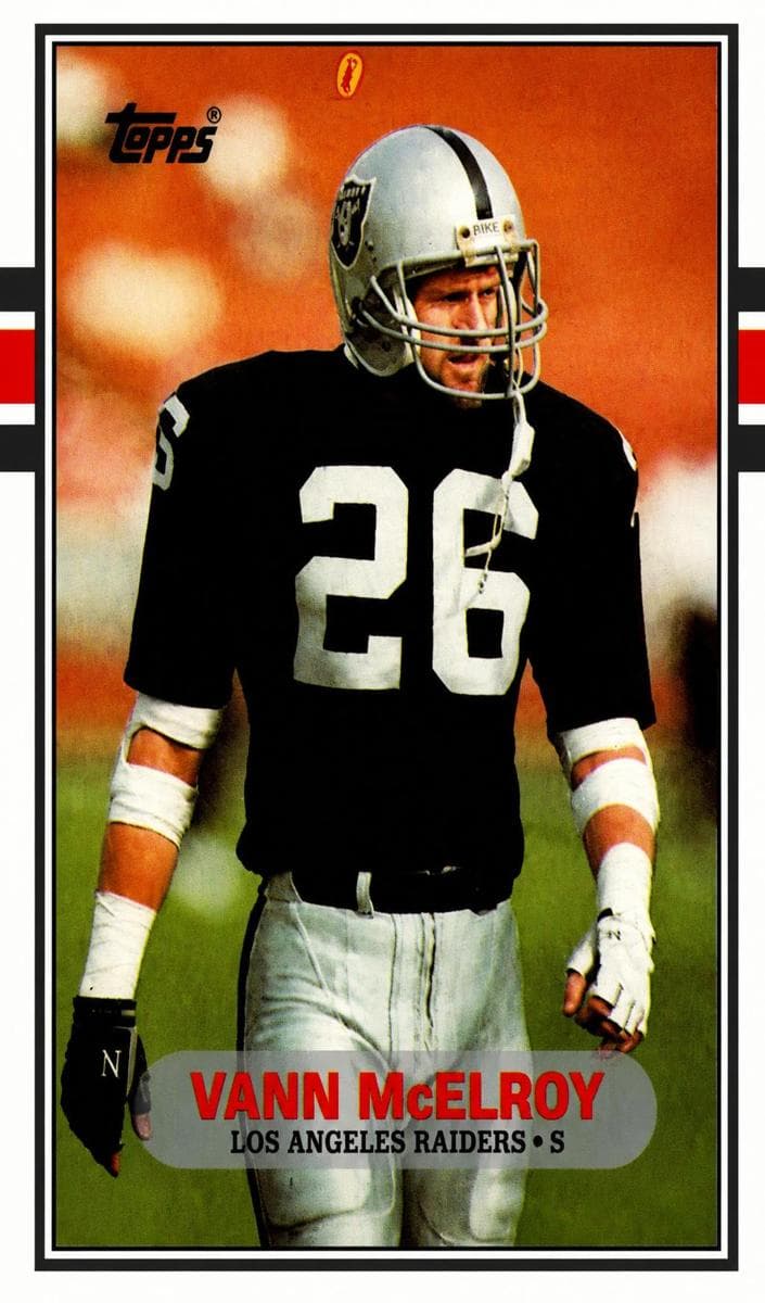 Vann McElroy 1989 topps