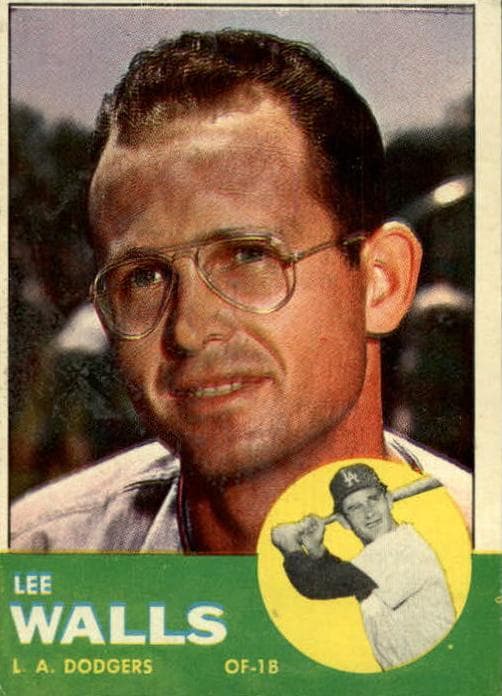 Lee Walls 1963 topps Topps